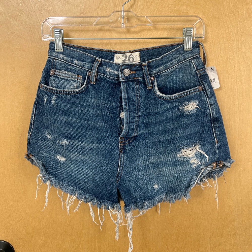 Free People denim shorts